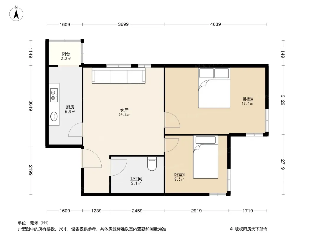 京达明居户型图