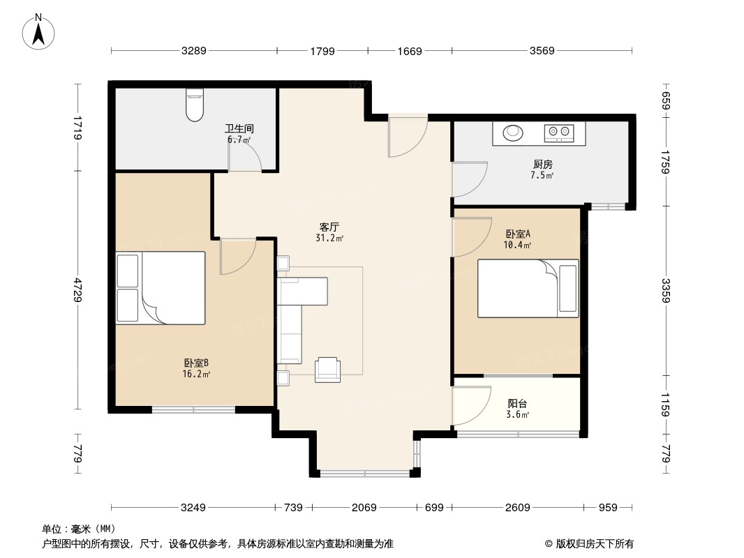 名景花园户型图