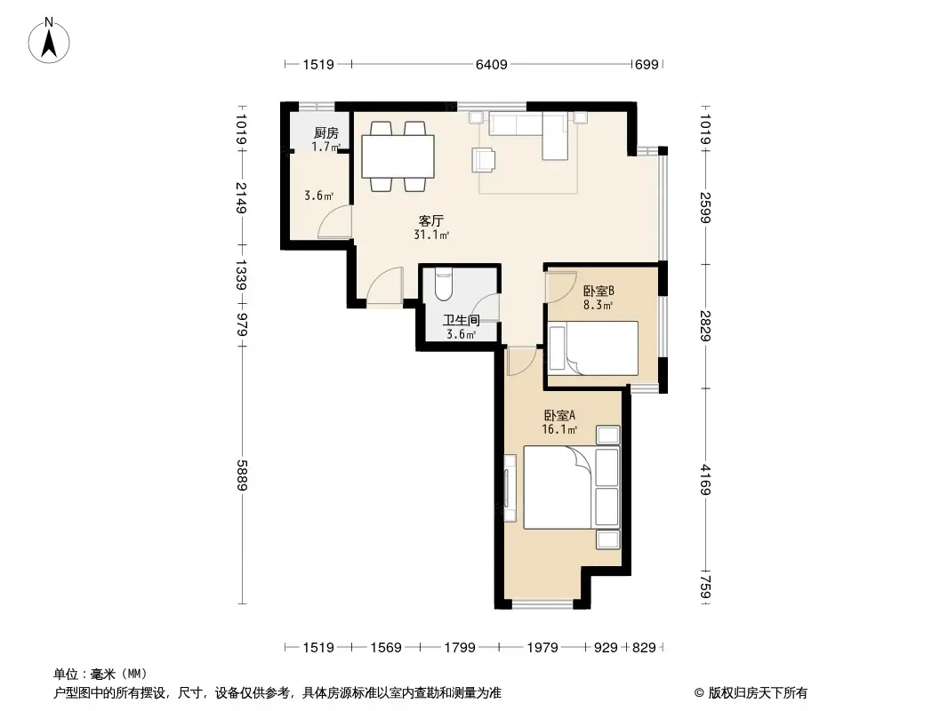 保利香槟花园户型图