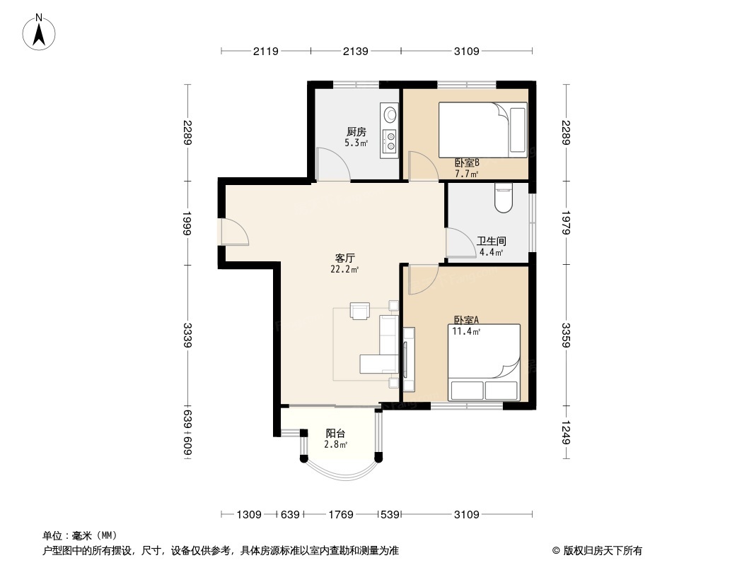 裕川家园户型图