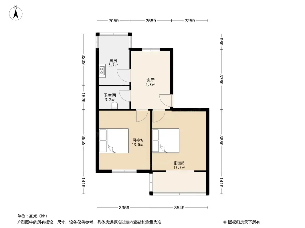 创业北里户型图