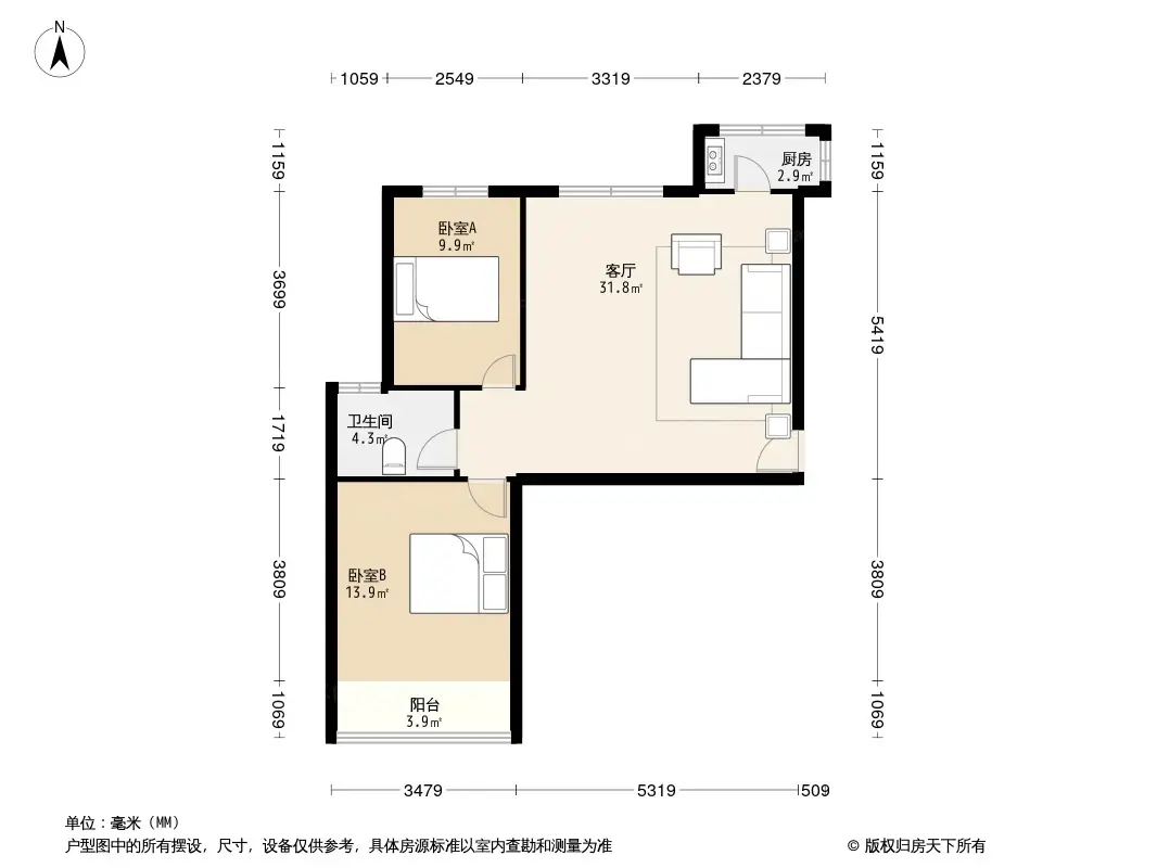 天锦园户型图