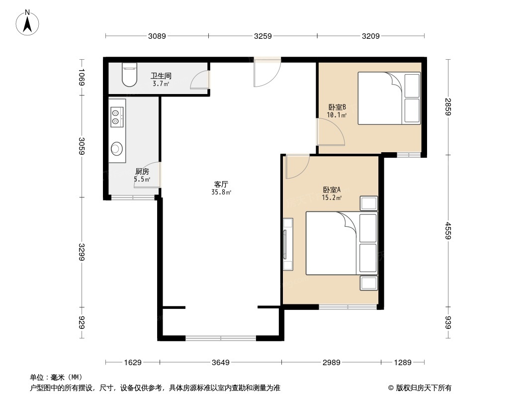 东丽湖万科城观湖苑户型图