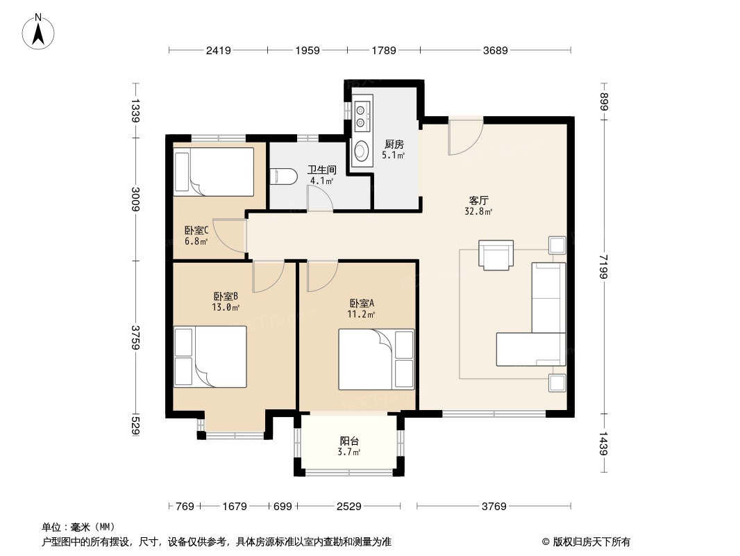 天成一品户型图