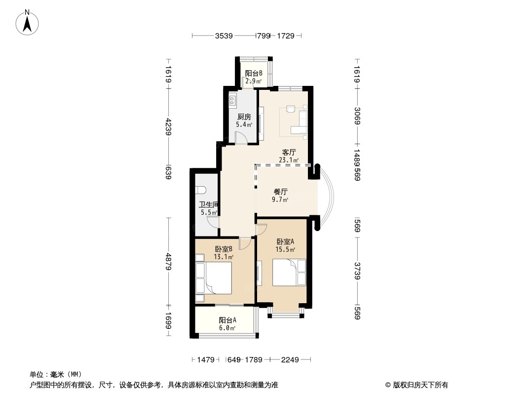 月梦园户型图