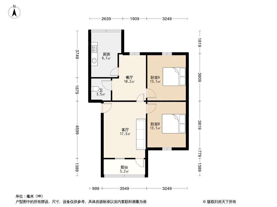 幸福小区户型图