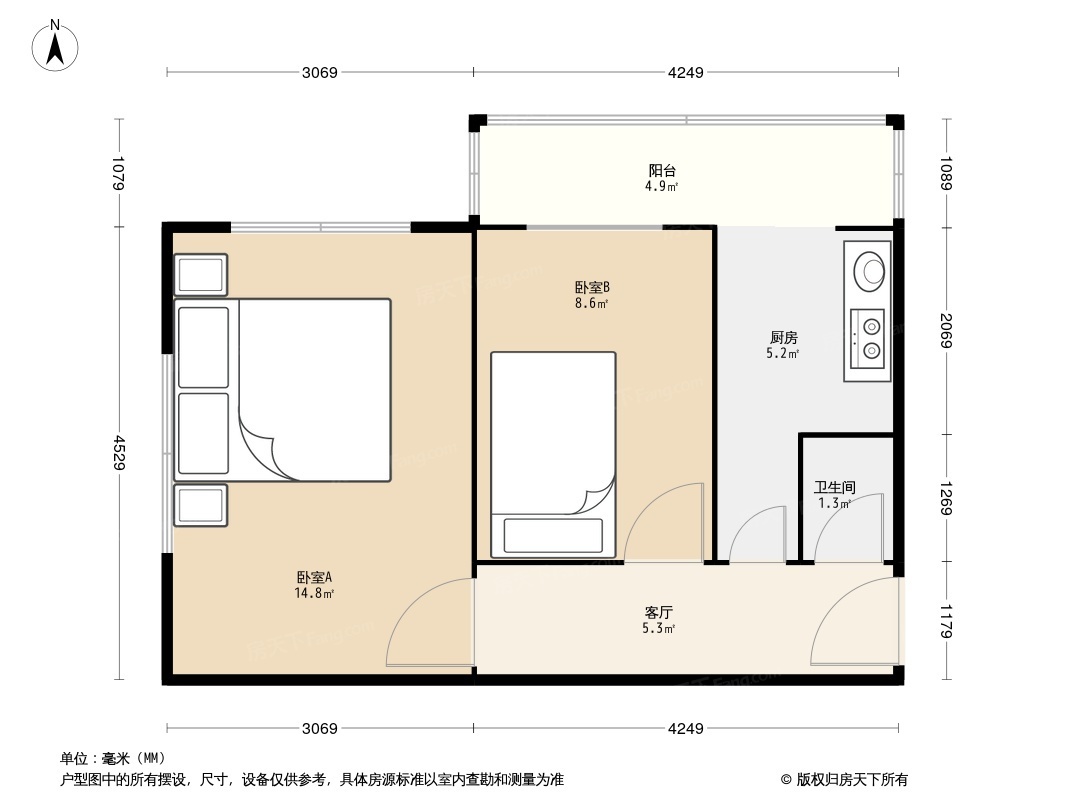 彩霞里户型图