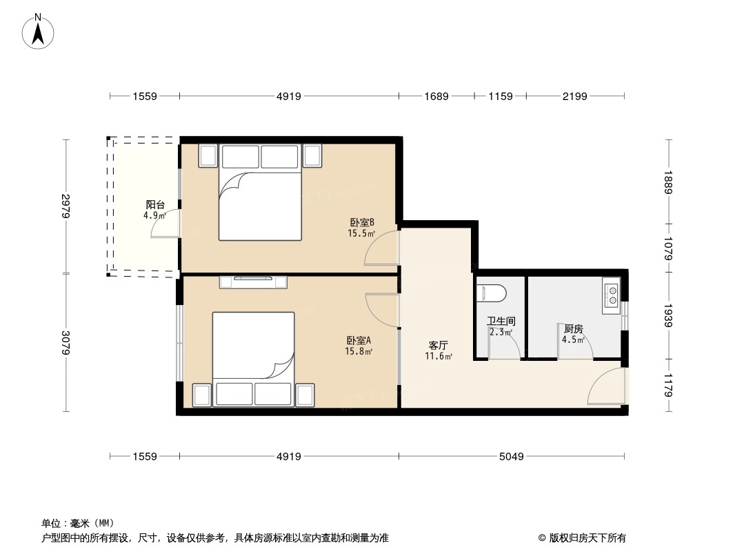 华泰里户型图