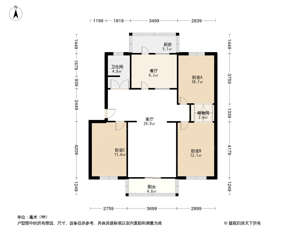 文苑巷户型图