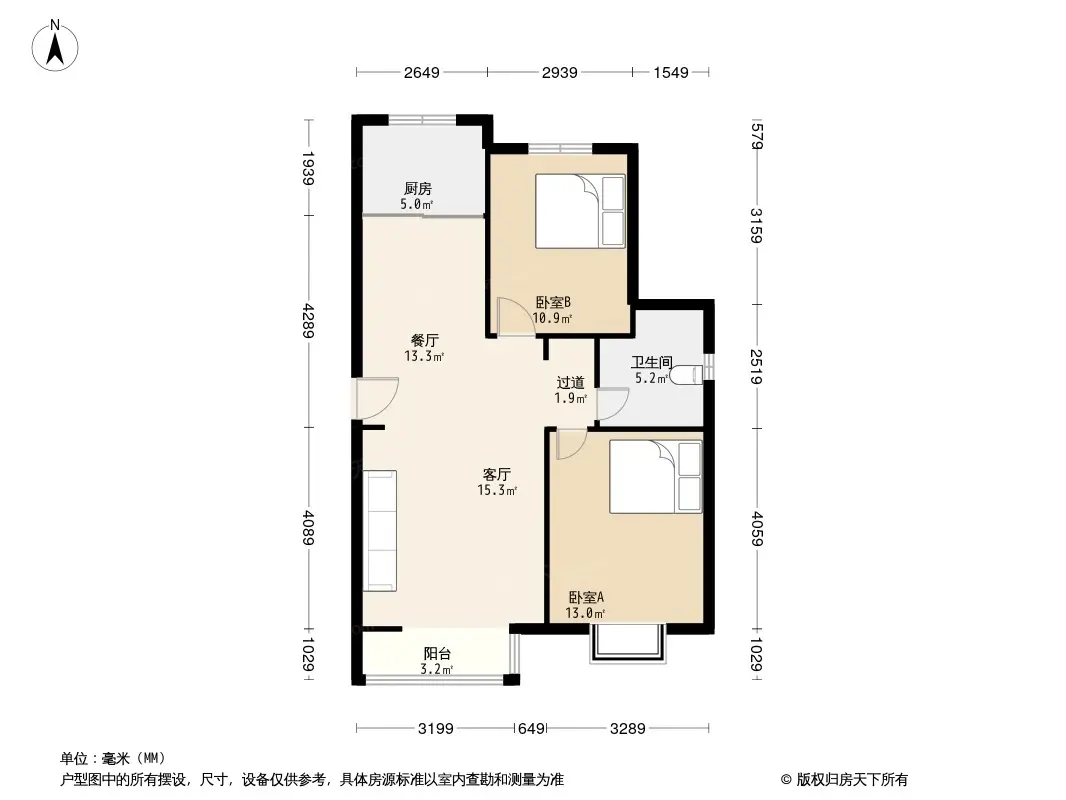 天娇里户型图