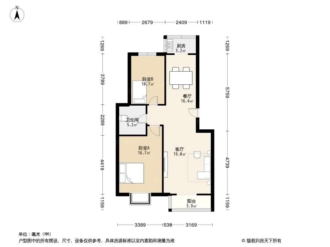 雍盛花苑户型图