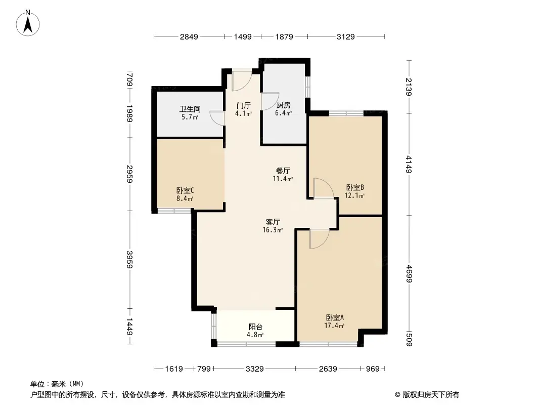 社会山东苑户型图