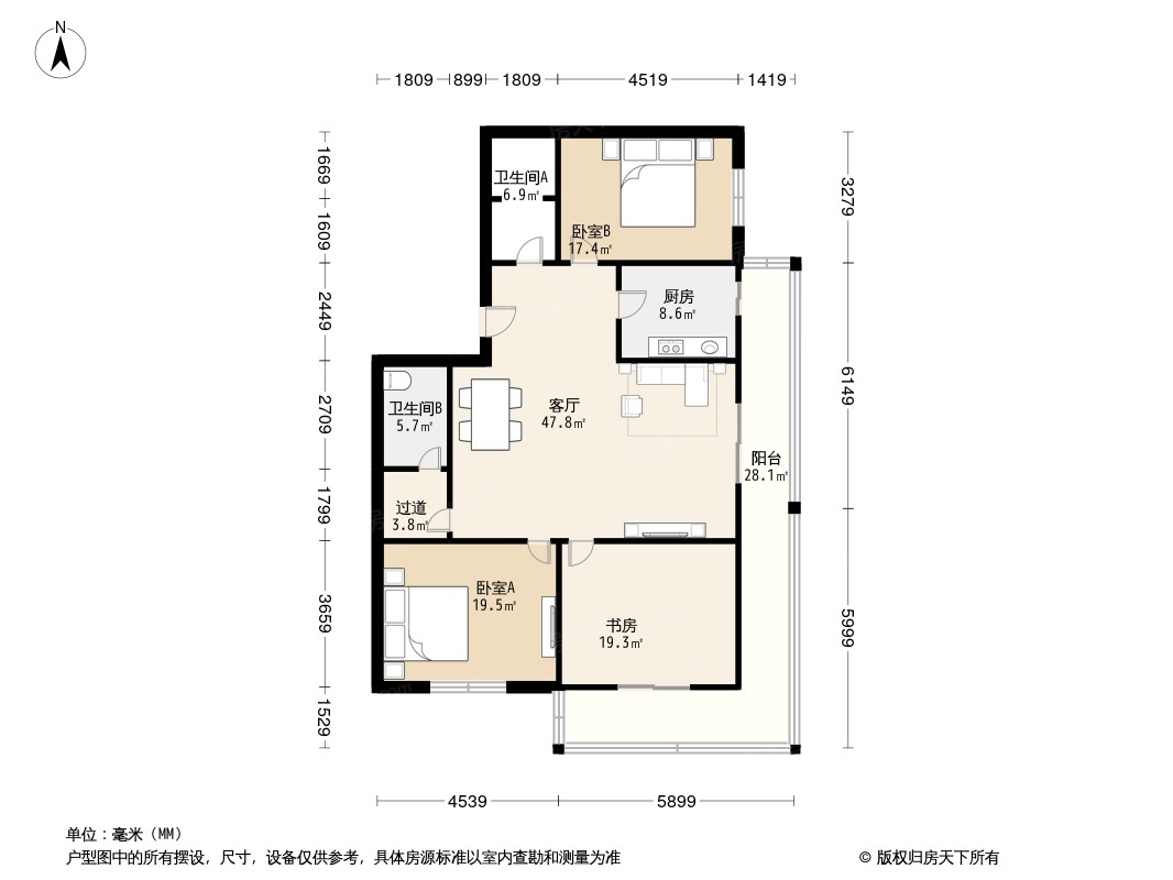 金福兆公寓户型图