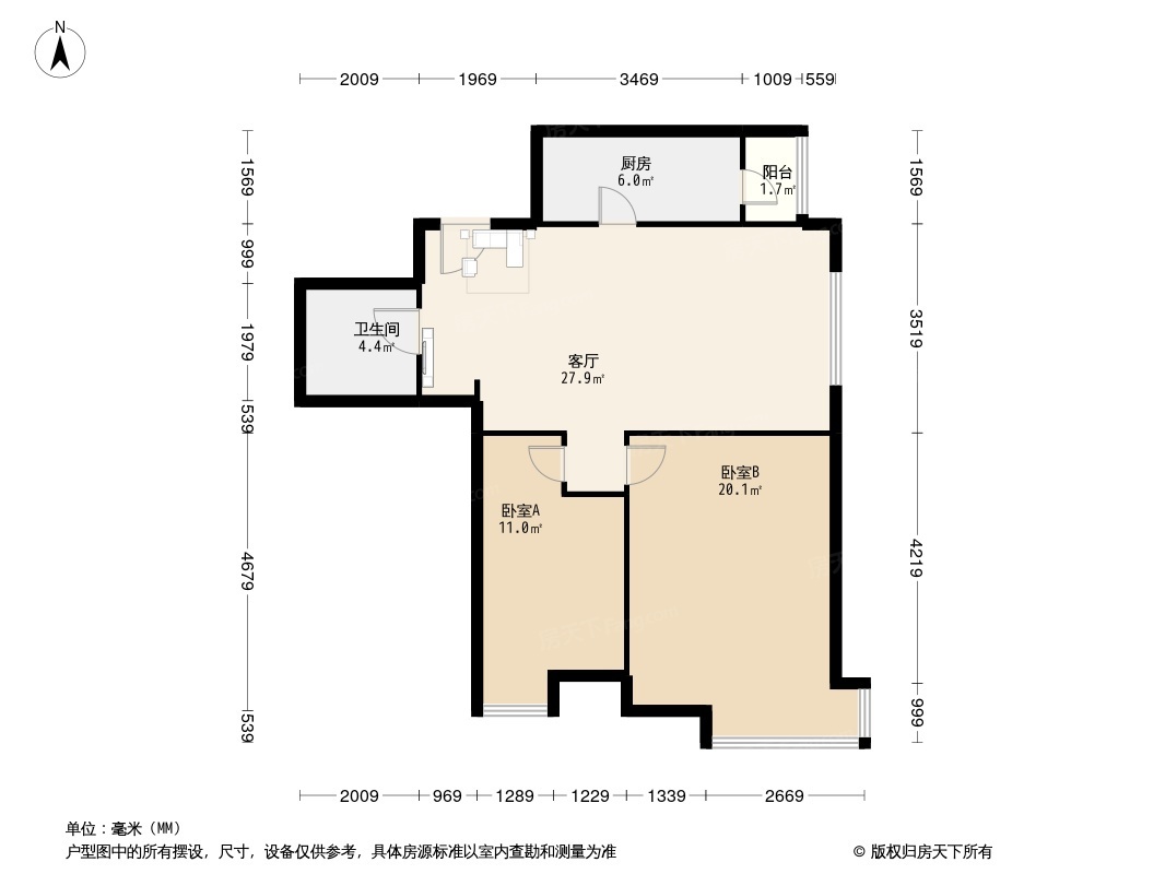 富力津门湖嘉郡花园户型图