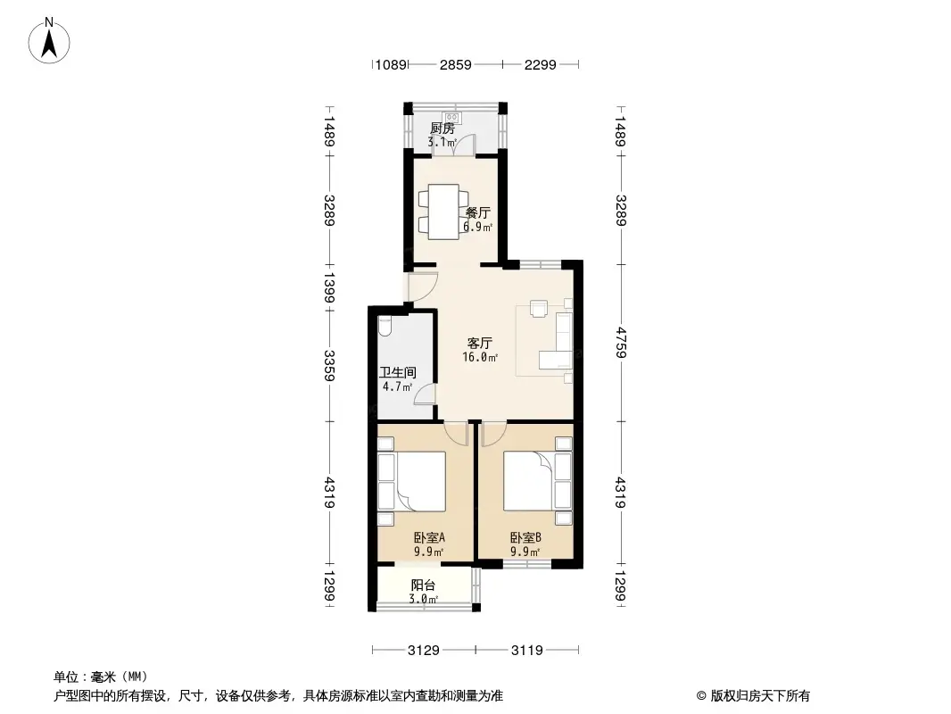 翔鹤园户型图