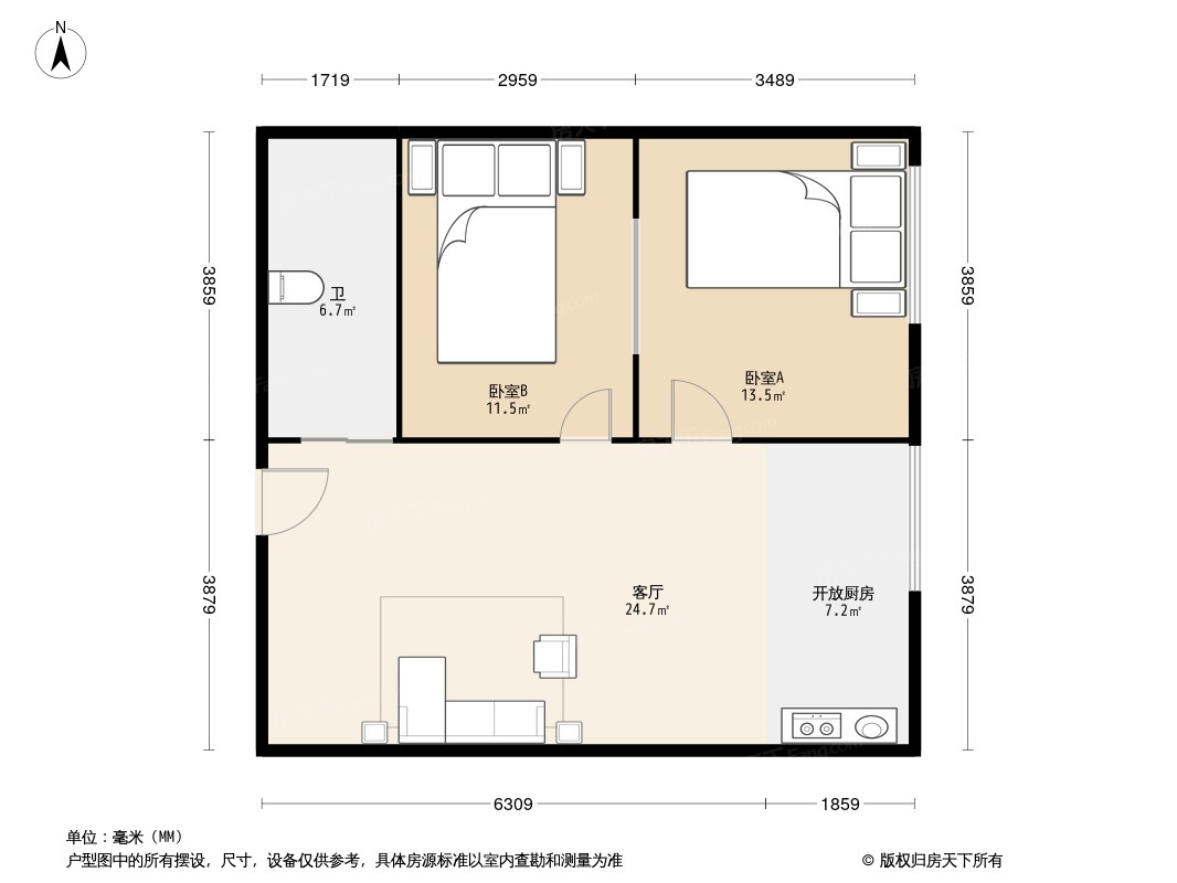 官邸3号户型图