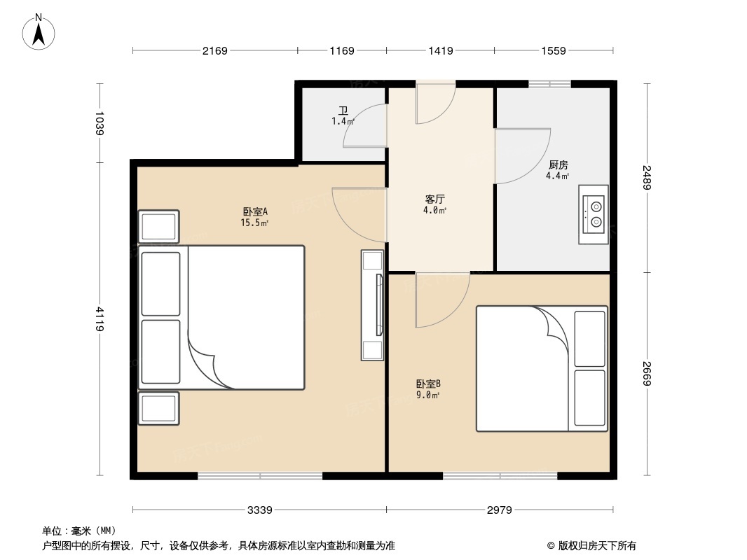 铁工西里户型图