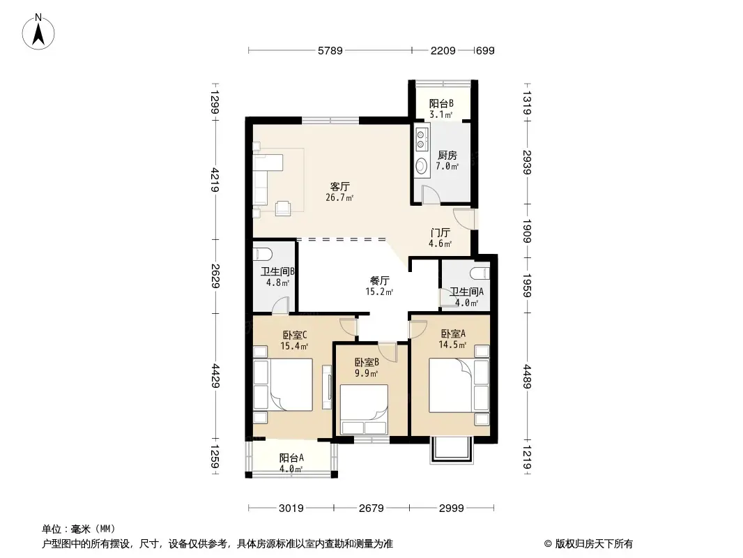 翠荫里户型图