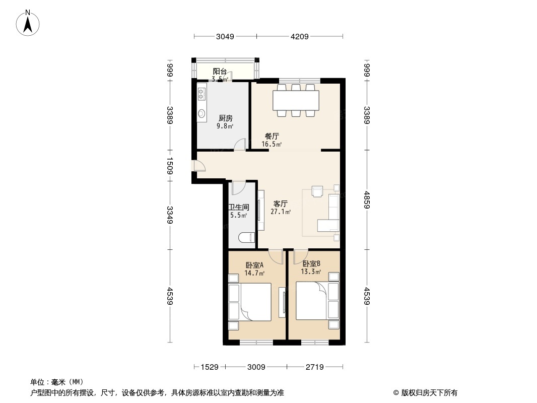 米兰弘丽园户型图