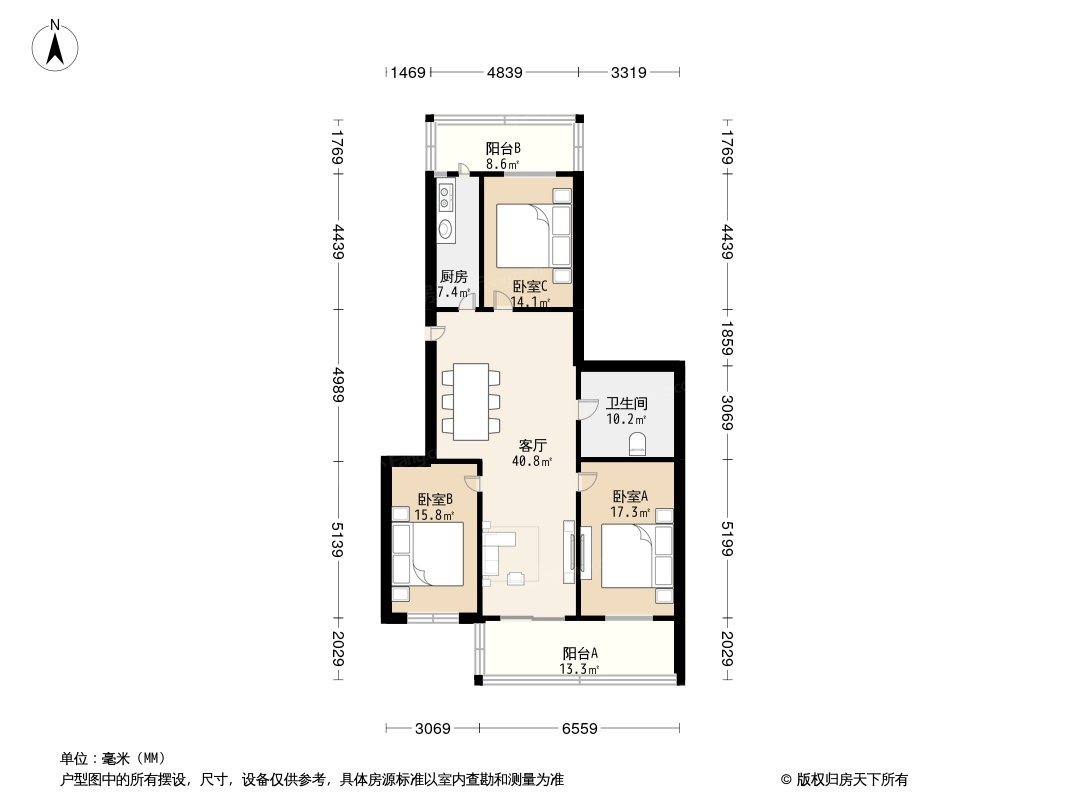 荔湾公寓户型图