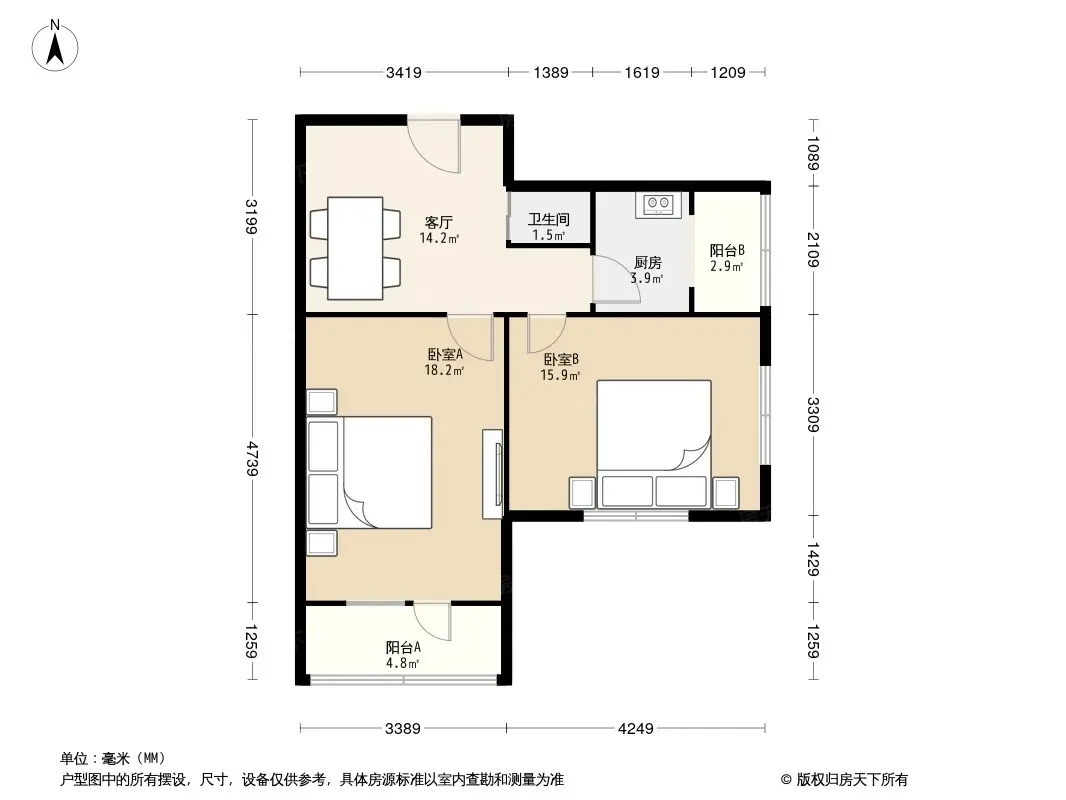 花莲里户型图