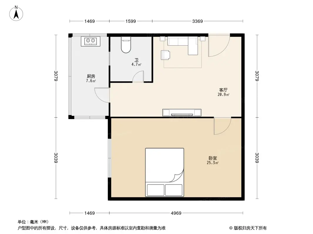 阳明里户型图