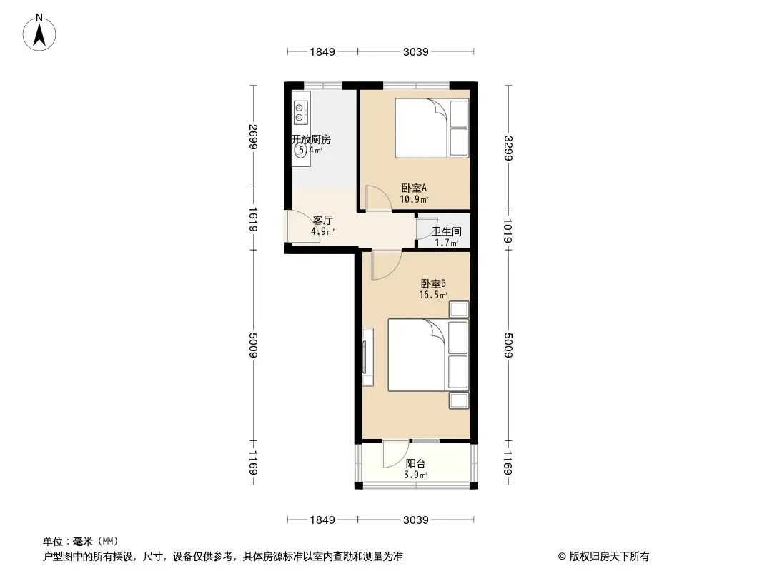 宜宾北里户型图