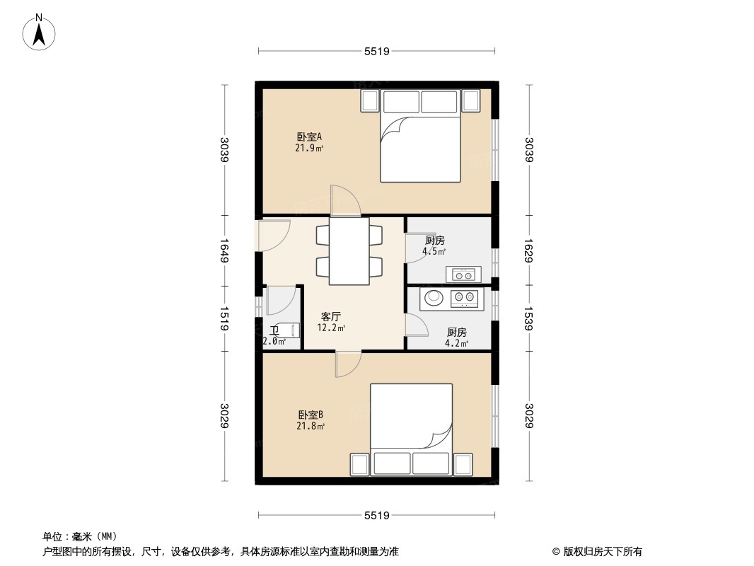 花园楼户型图