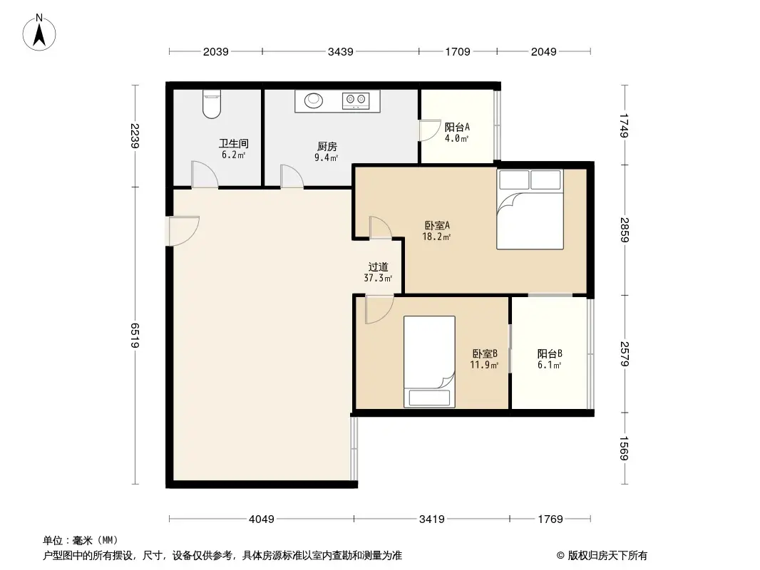 金顶街三区户型图