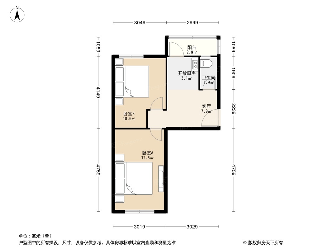 福建西路户型图