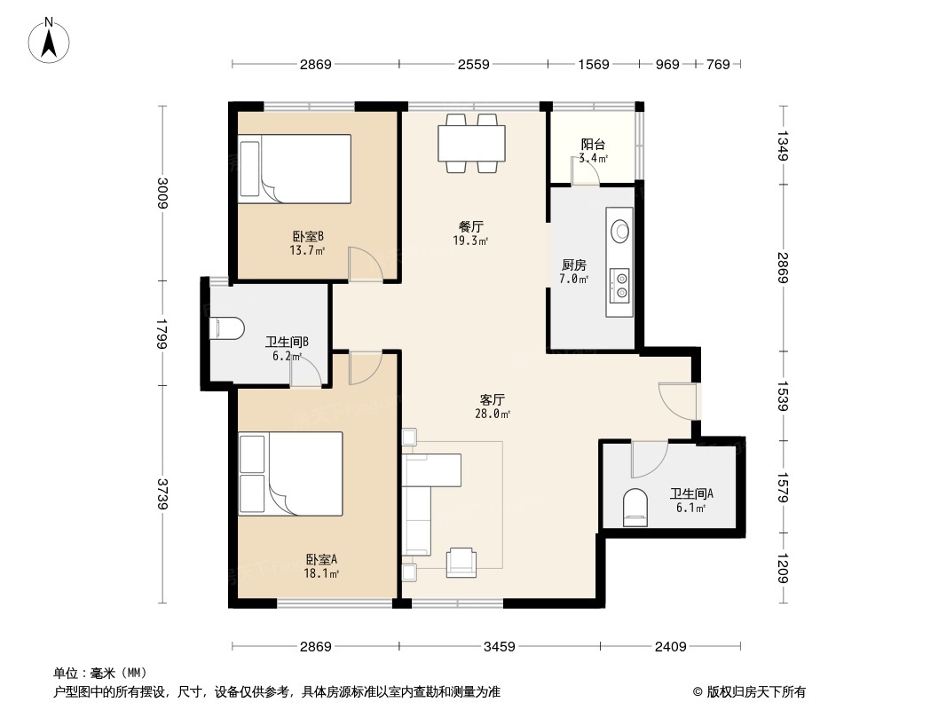 东海云天户型图