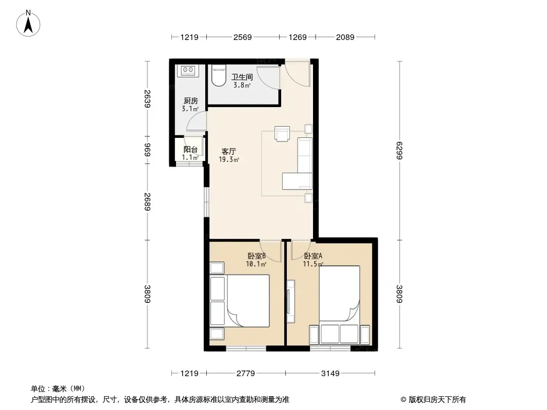 河通花园户型图