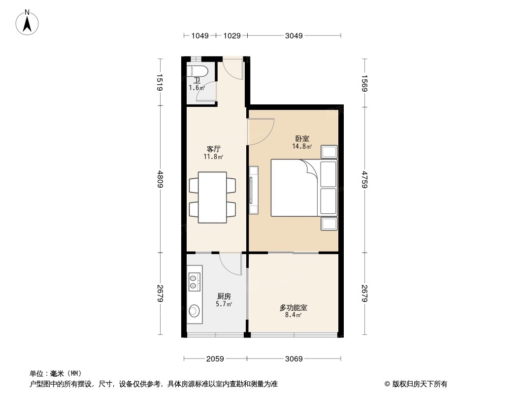 满江北里户型图