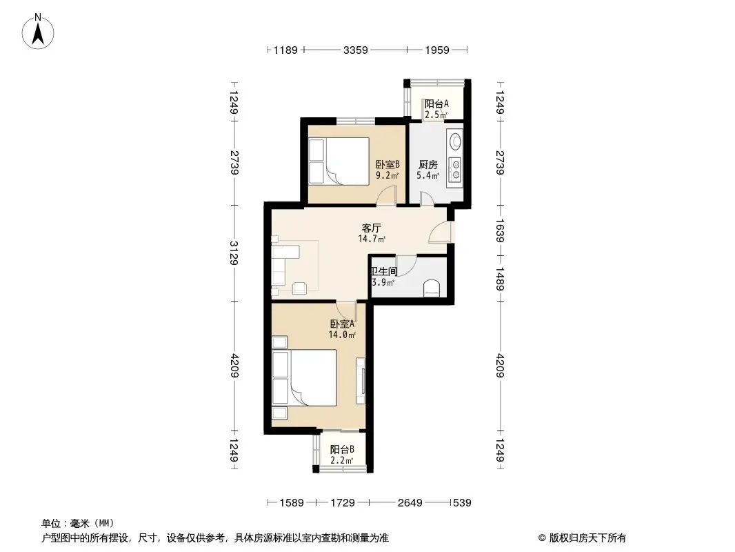 宜清花园户型图