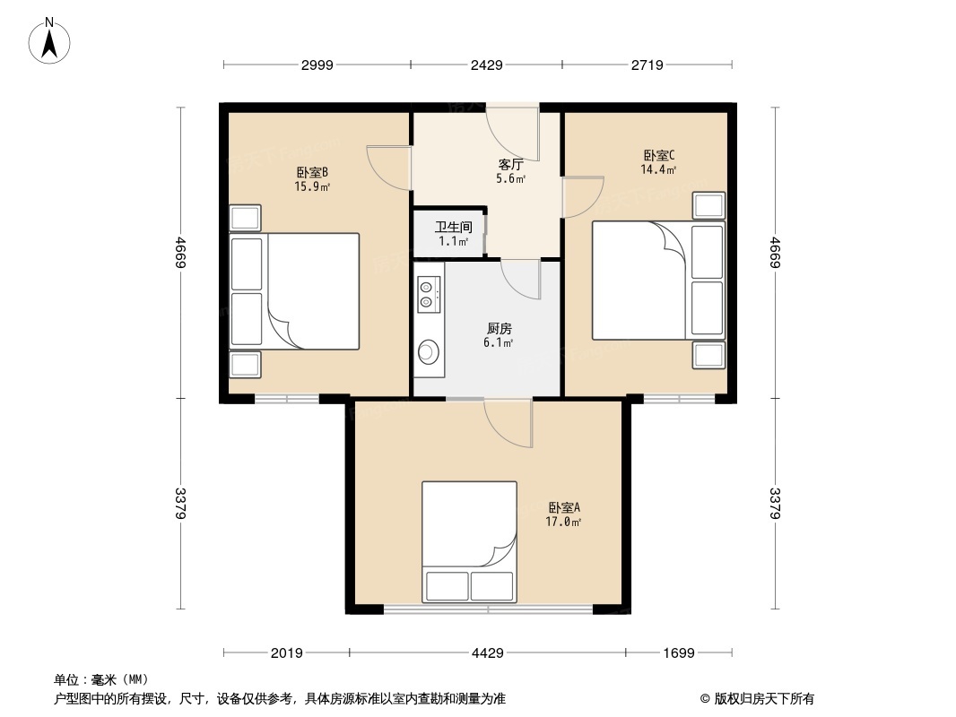 衡山里户型图