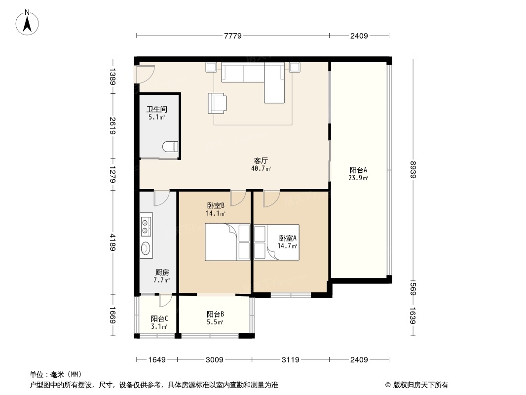 爱民里户型图