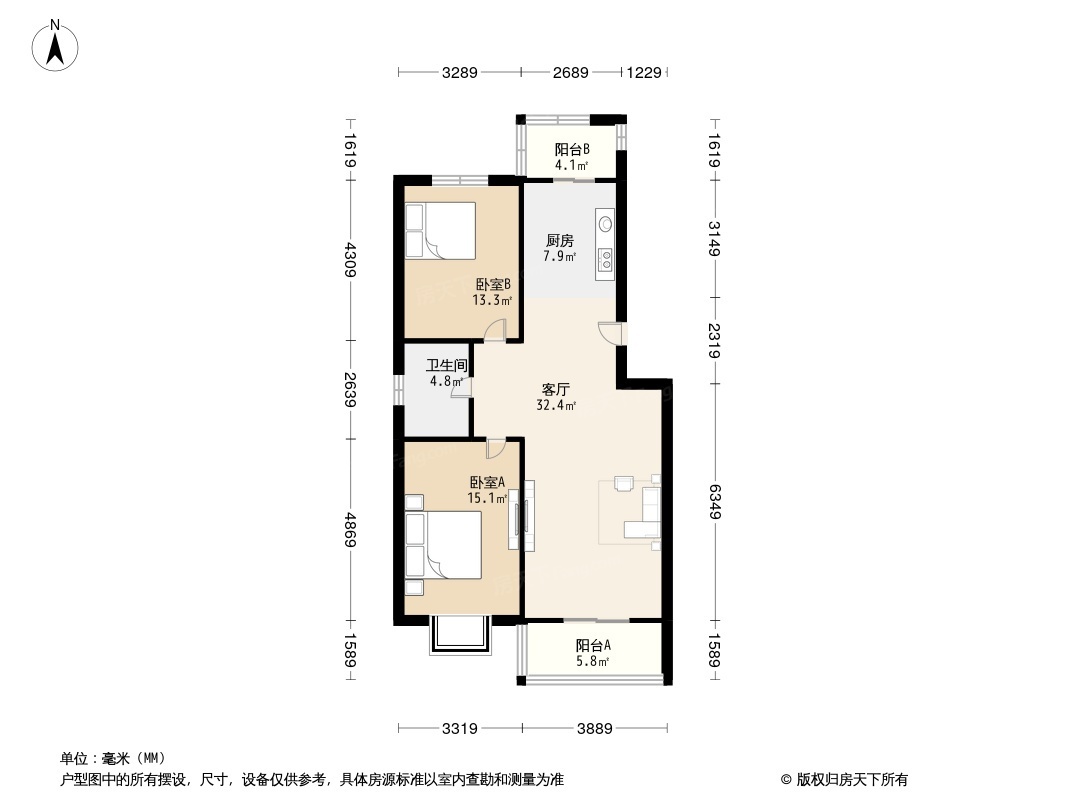 景欣苑户型图