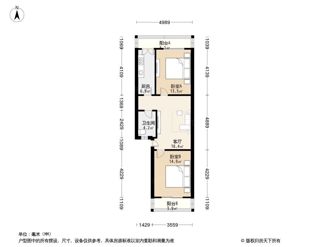 丁字沽十二段户型图