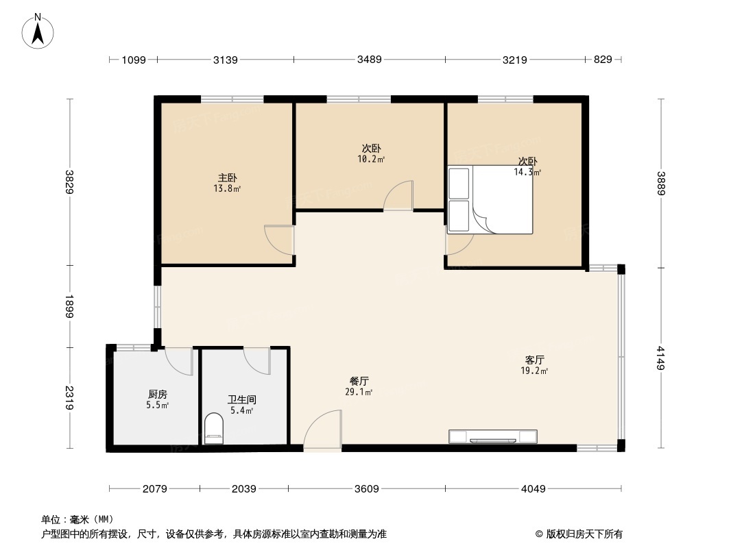 天苑花园户型图