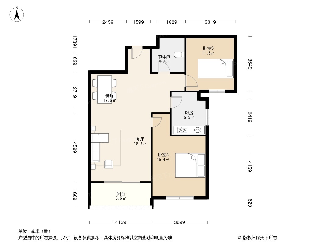 瑞金华丽嘉苑户型图