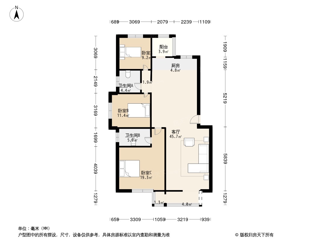 青龙公寓户型图