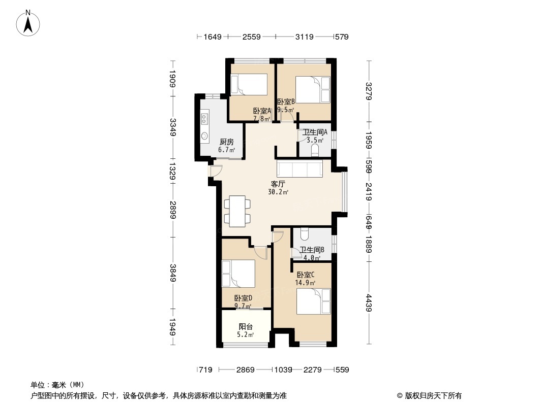 正荣华府户型图