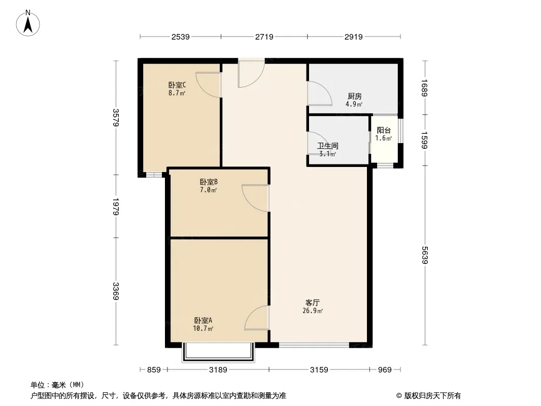 金楠缤纷户型图