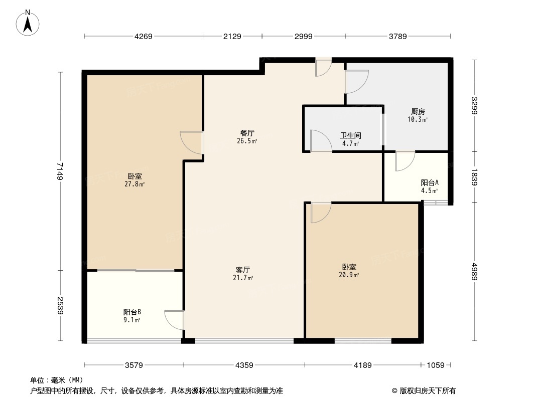 武汉天地御江苑户型图