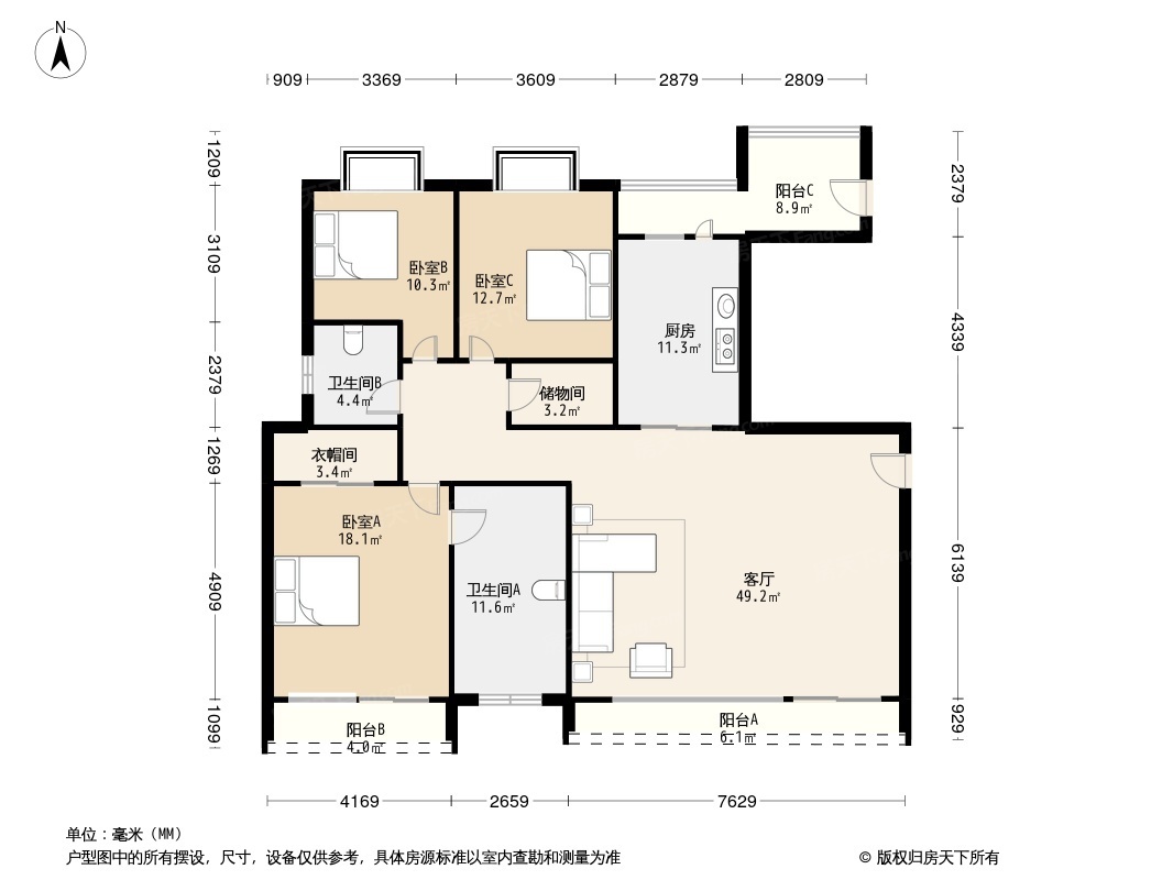 金色海岸户型图