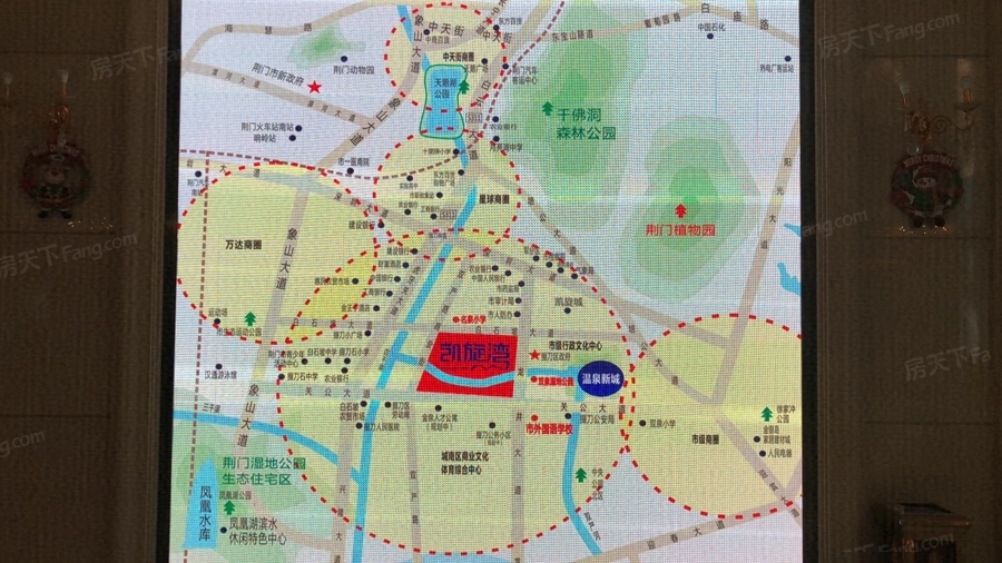 交通图:荆门凯旋湾区位图
