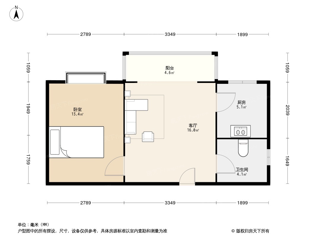 鼎新公寓户型图