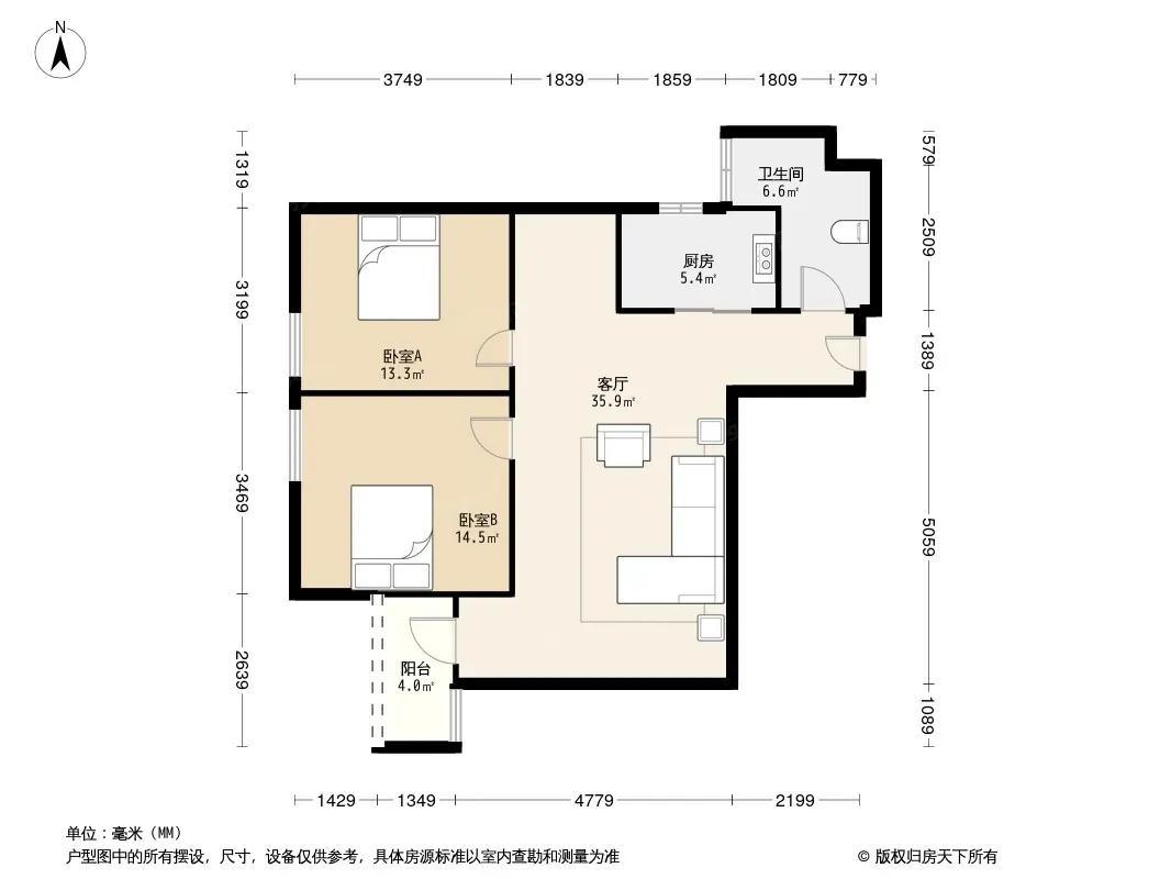 界牌新村户型图