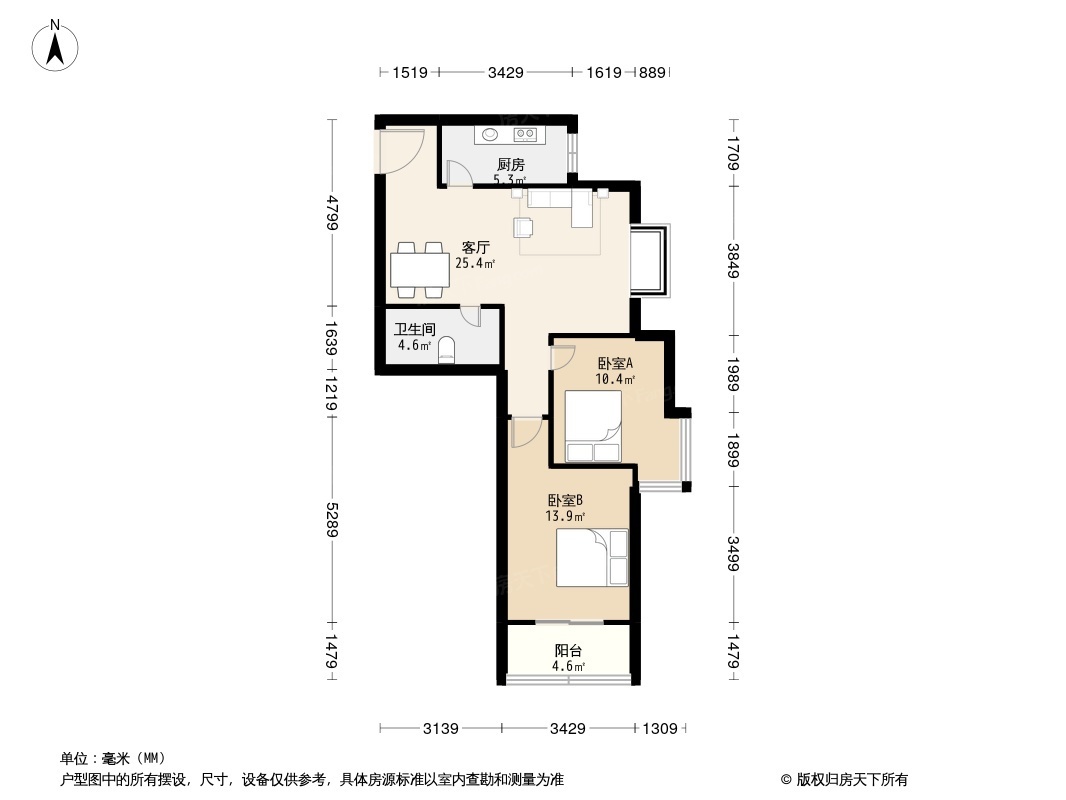 万华园丽景华都户型图