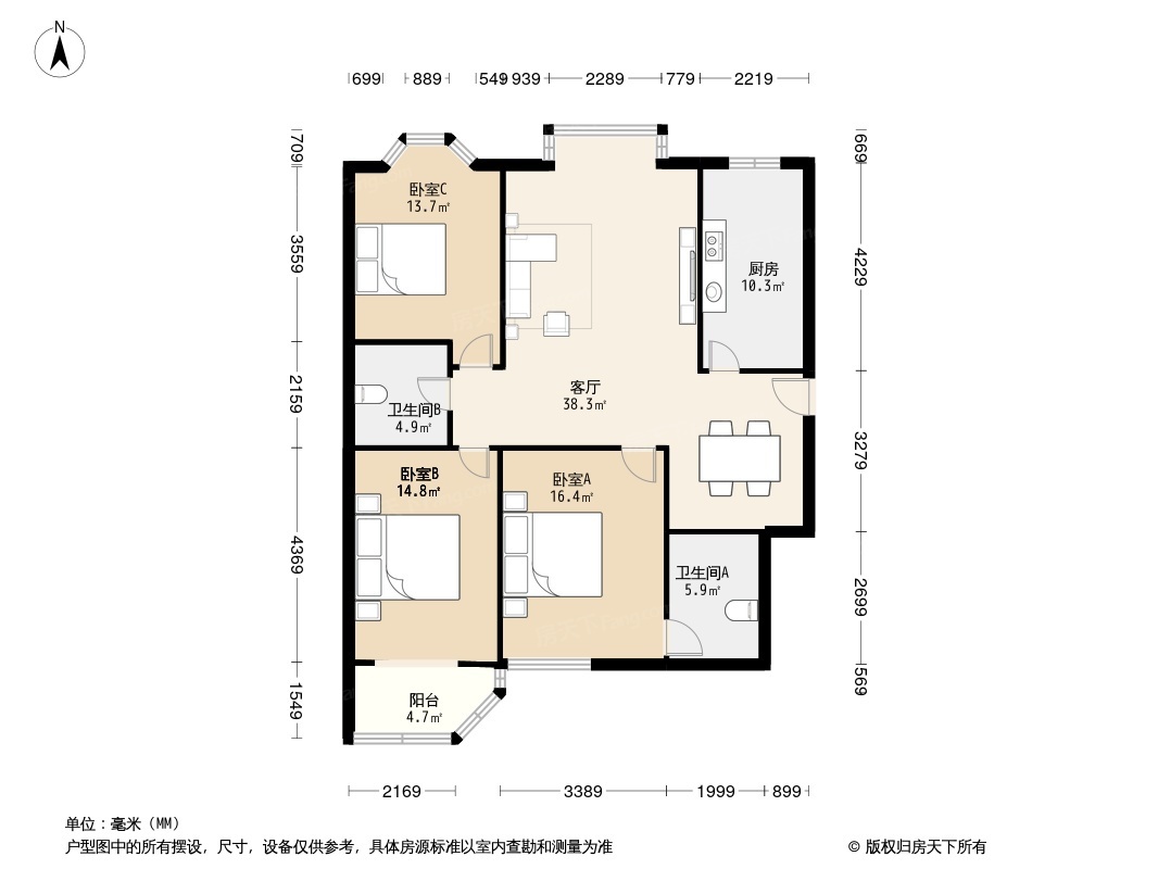 翔瑞宜人家园户型图